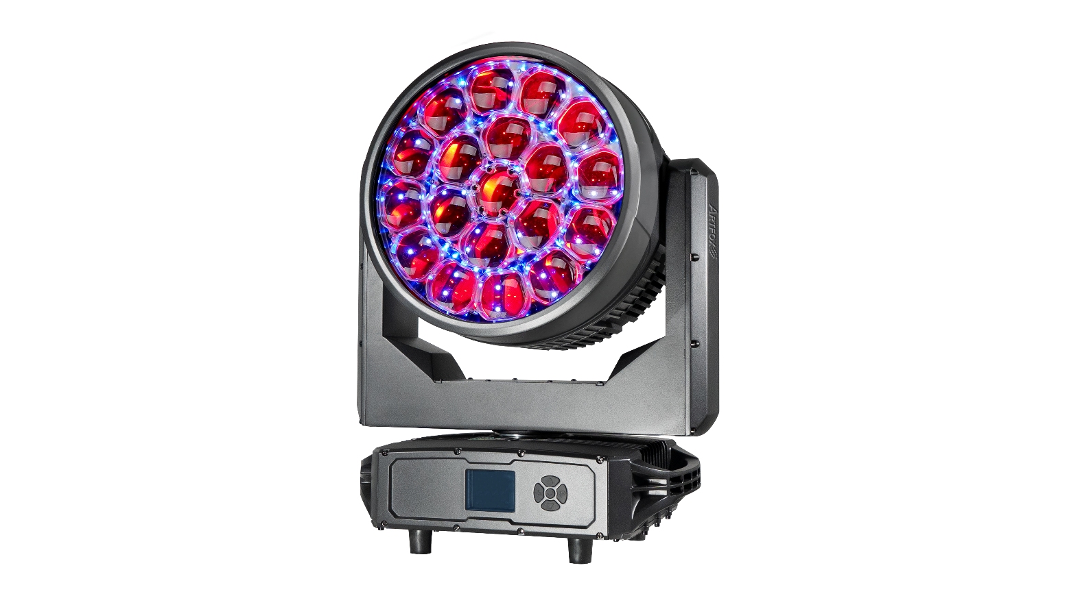 LED Moving Head:Beam Wash Kaleido 3-in-1, 19x120w RGBW, Pixel Tech, IP66 outdoor